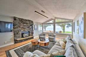 Chic Oceanfront Retreat with Deck and Mountain Views!
